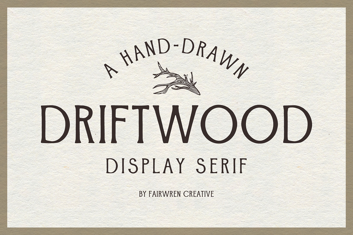 Driftwood, a Serif Font by Fairwren Creative (Photo 5 of 6)