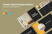 Interior Buildings PPT Template, a Presentation Template by Recreative (Thumbnail 1 of 6)