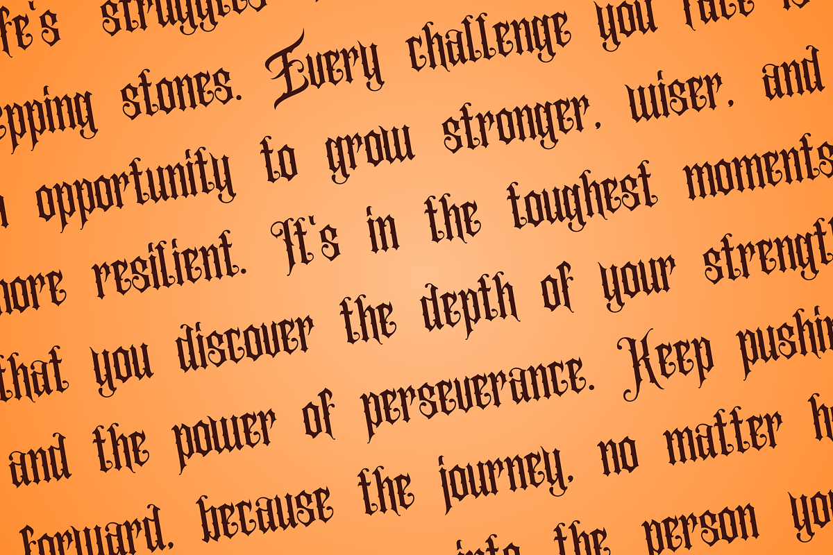 BLONDEN, a Blackletter Font by Stellalunarts (Photo 3 of 5)