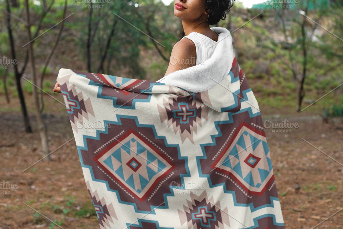 Vintage Native American Pattern, a Pattern Graphic by PPEthnicDecorPattern (Photo 3 of 9)