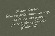 Handwritten Autumn Signage Fonts, a Handwritten Font by Laras Wonderland (Thumbnail 16 of 20)