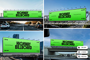 Highway Billboard Mockup, an Advertising Mockup by Nathatype (Thumbnail 1 of 9)