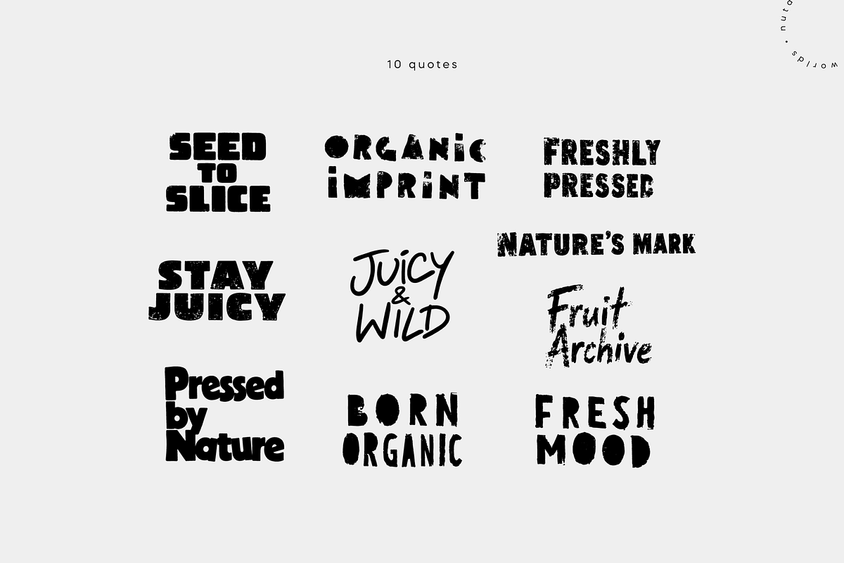 Fruit Slice Imprints | Vector Pack, a Food Illustration by Nutalin Art (Photo 10 of 13)