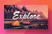 illustration of travel explore, an Illustration by Artmeesri (Thumbnail 1 of 3)