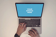 24 PSD Macbook 2020 Mockup #1, a Books & Magazine Mockup by Laura (Thumbnail 6 of 25)