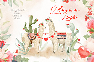 Love Llama - Valentines Day