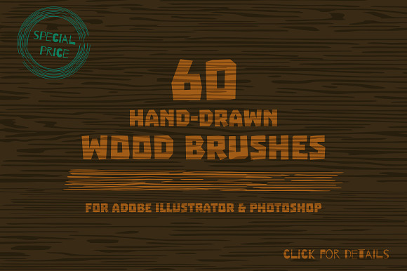 Wood Brushes Drawn By Hand preview 6