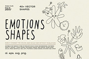 Emotions Line Illustrations 40pieces, an Object Graphic by line & plane (Thumbnail 1 of 6)