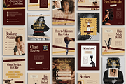 Luxury Hair Instagram Templates, a Social Media Template by Anna Design Studio (Thumbnail 9 of 9)