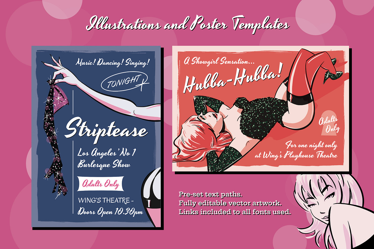 Pin-Up Illustrations and Posters, a Person Illustration by Wingsart Studio (Photo 3 of 5)