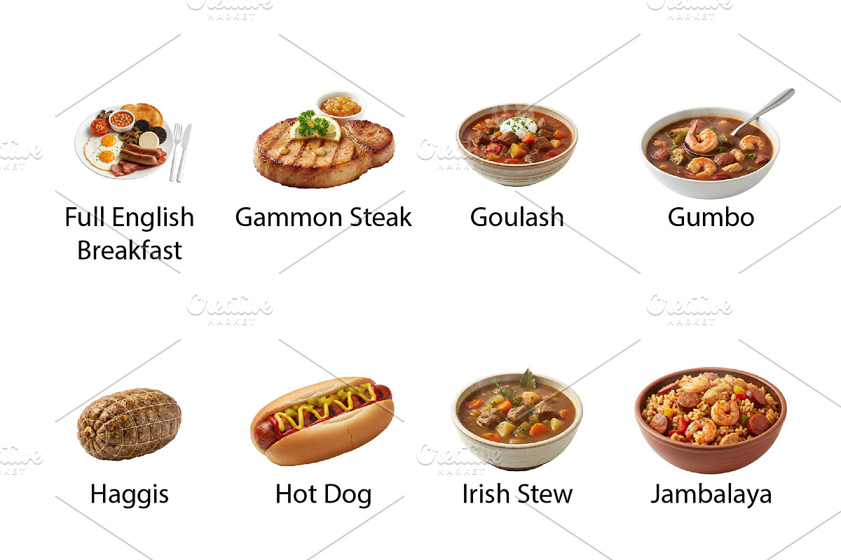 British, Irish & Western Food - PNG, a Food Illustration by Nurlan's shop (Photo 5 of 8)