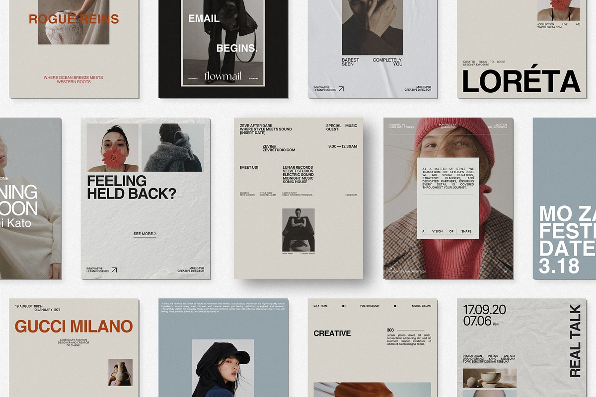 ZEVR | Instagram Post & Story (II), a Social Media Template by Crafted Pixel (Photo 8 of 10)