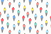 Ice cream pattern, a Pattern Graphic by Magnia (Thumbnail 1 of 3)