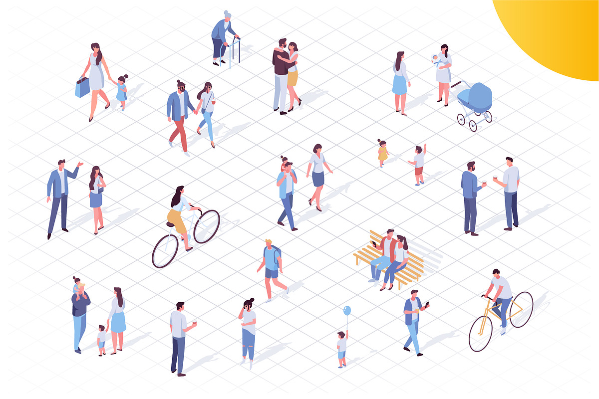 300+ Isometric People vector set, a Person Illustration by Vector_Art (Photo 23 of 23)