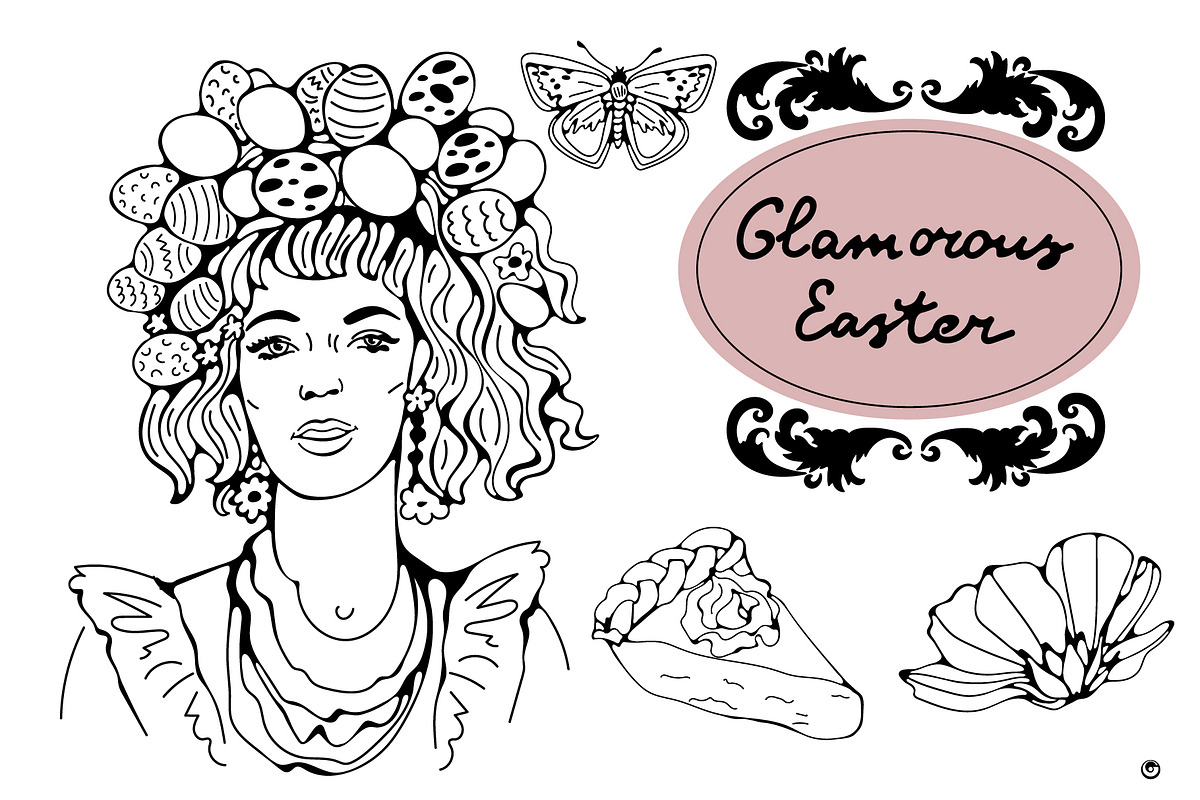 Glamorous Easter, a Person Illustration by Olillia (Photo 4 of 4)