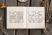 Fishtail font and mockup, a Serif Font by Gleb Guralnyk (Thumbnail 3 of 6)