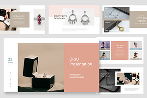 Orju : Jewelry Brand Google Slides, a Presentation Template by Punkl Camp