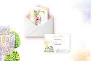 Watercolor Houses and Plants, an Illustration by ViсkyArtDesign (Thumbnail 7 of 14)