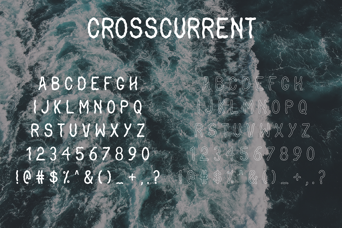 Coastal Fever - Font pack + Textures preview 5
