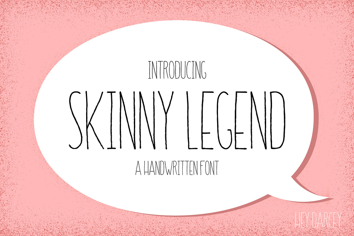 Skinny Legend Handwritten Font