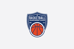 BASKETBALL BADGE & LABELS VOL1