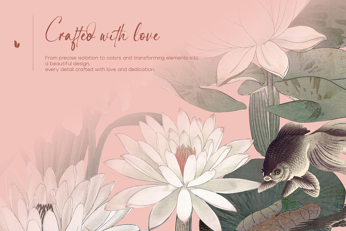Lotus Serenity Vintage Patterns, a Pattern Graphic by LEAFure (Photo 6 of 11)