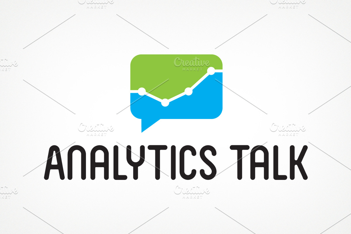 Analytics Talk Logo Design, a Branding & Logo Template by Dizaino-paslaugos (Photo 1 of 2)