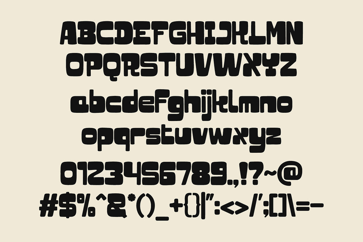 Rigs Brone | Retro Vintage Font, a Sans Serif Font by Typoraith Co (Photo 6 of 11)