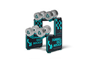 Dumbbell Rack Mockup, a Product Mockup by bimockup (Thumbnail 4 of 6)