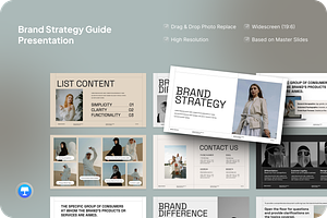 Brand Strategy Guide Keynote, a Presentation Template by SquidPixey
