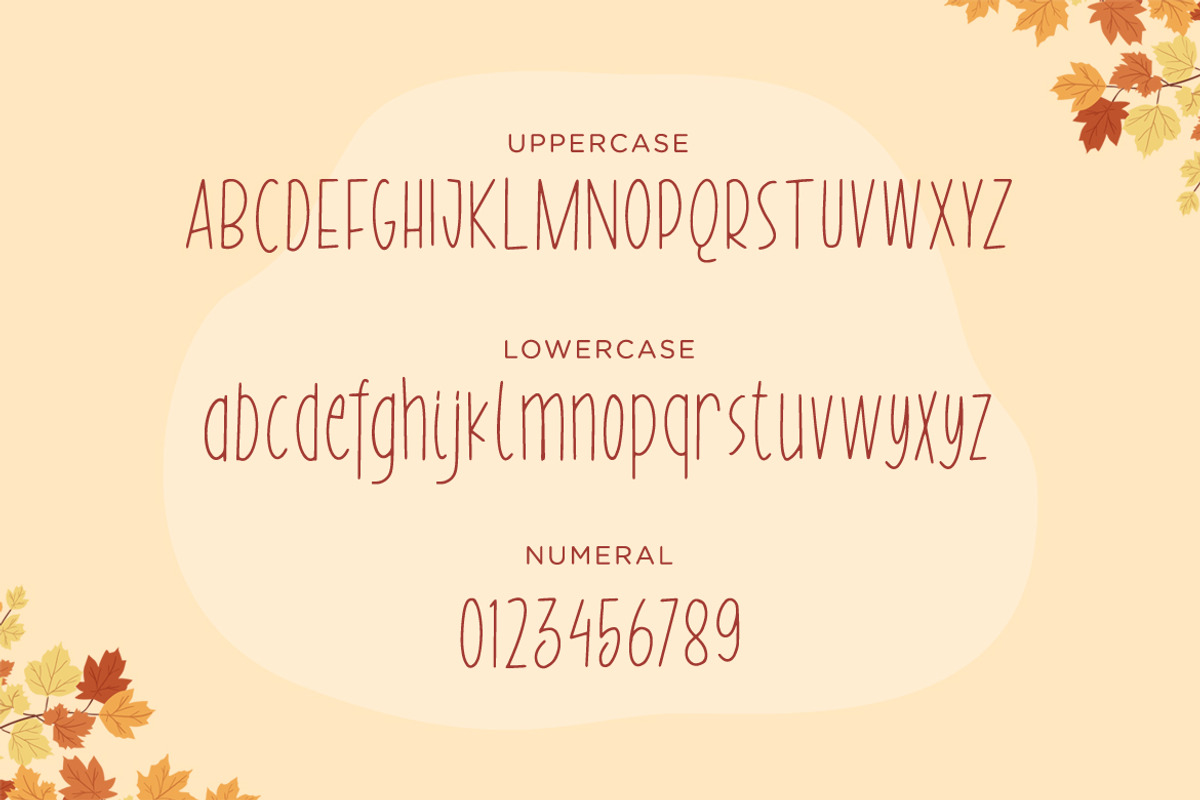 Fall Season - Handwritten Font, a Handwritten Font by Typefactoryco (Photo 2 of 9)