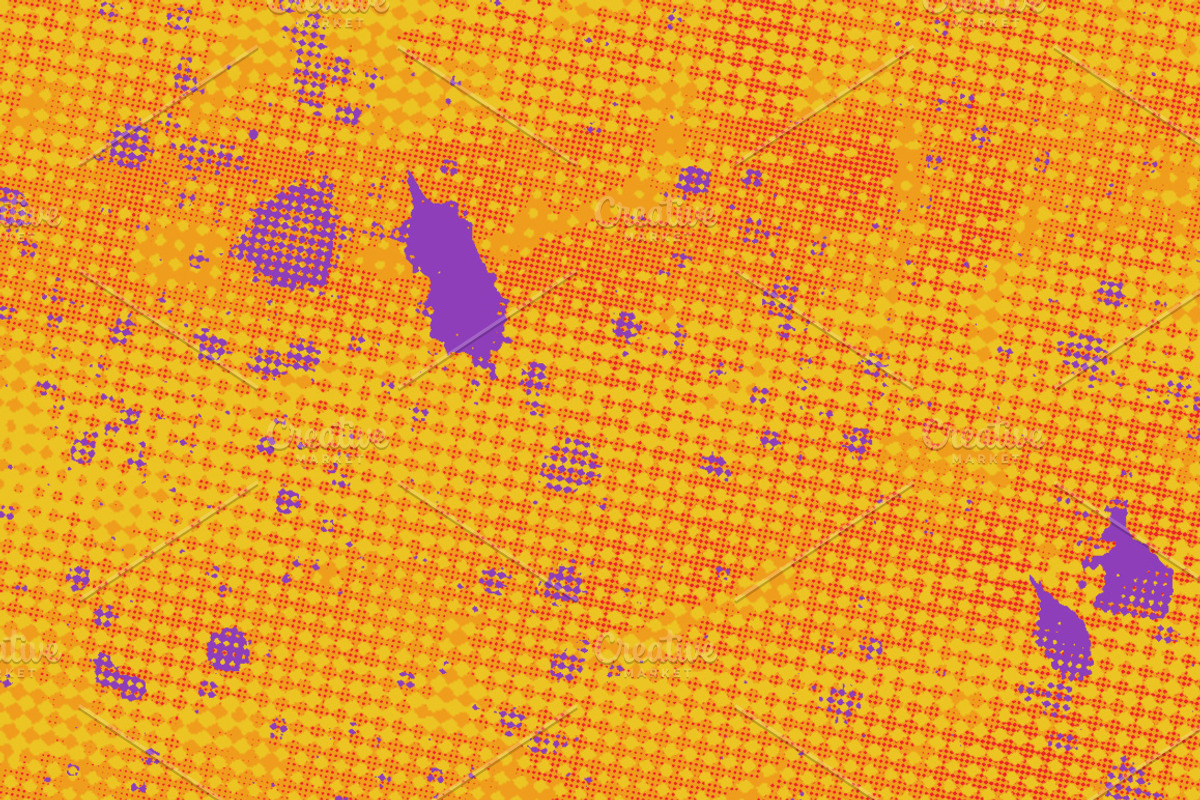 Halftone Paint Textures #2 preview 2