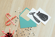 CUTE ANIMALS | Linocut | Vintage, an Animal Illustration by Mii Lab (Thumbnail 4 of 11)