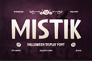 Mistik Halloween Display Font, a Symbol Font by GRVS Studio (Thumbnail 1 of 6)