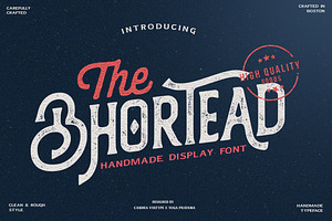 The Bhortead - Vintage Stamp Font