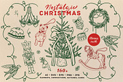 Hand Drawn Vintage Whimsical Bundle, a Seasonal Illustration by VerAna (Thumbnail 2 of 6)