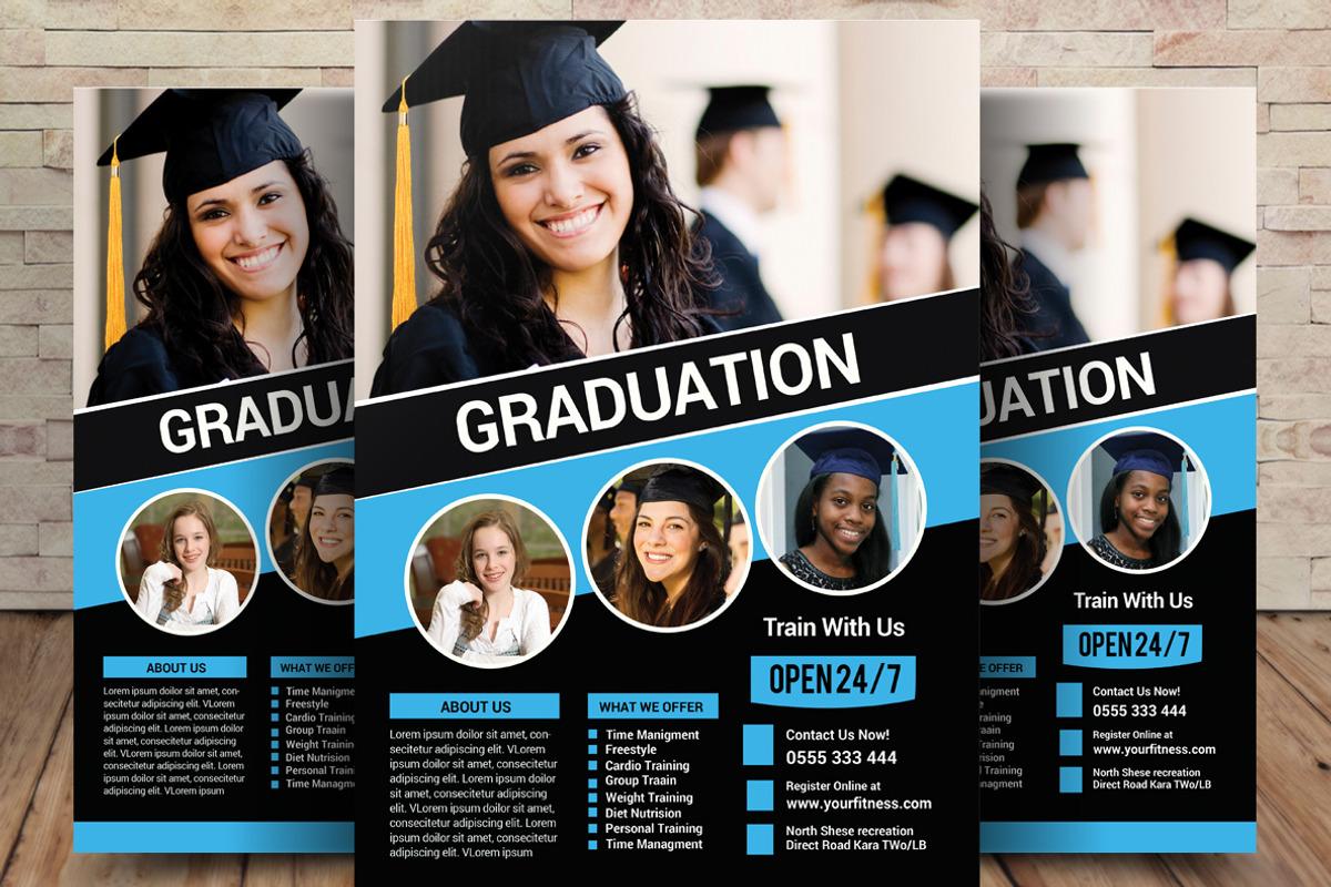 Graduation Flyer, a Flyer Template by graphicforest (Photo 1 of 4)