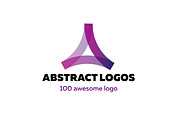 100 abstract logo, a Branding & Logo Template by airunreal (Thumbnail 1 of 13)