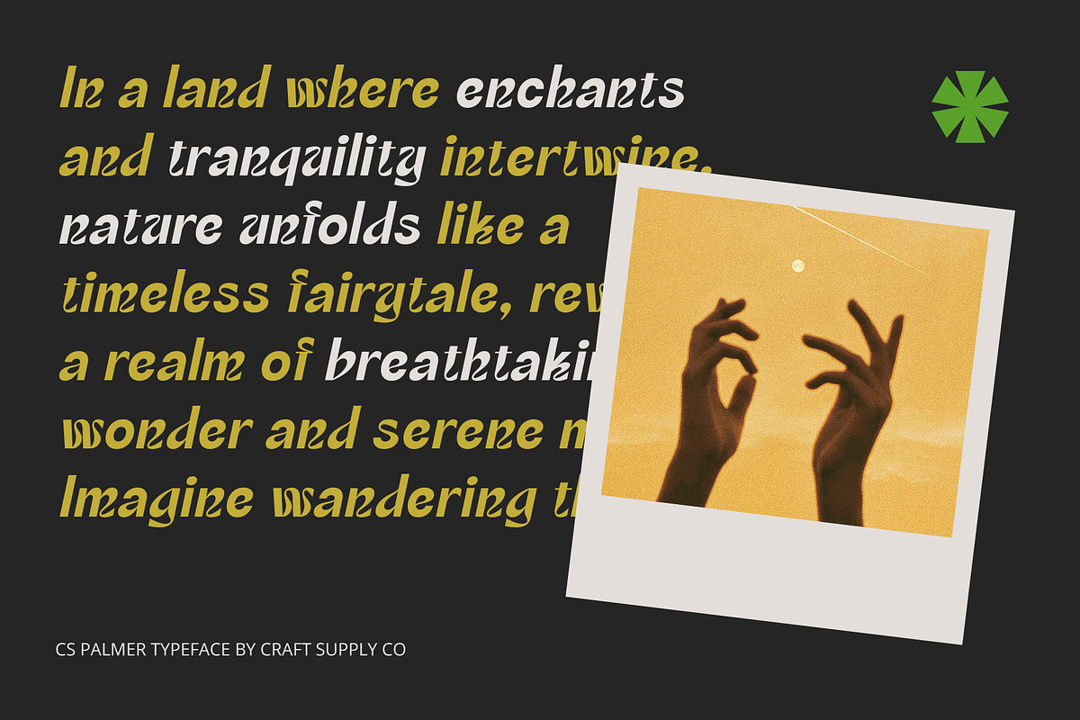 CS Palmer – Art Nouveau Font, a Sans Serif Font by Craft Supply Co. (Photo 7 of 8)