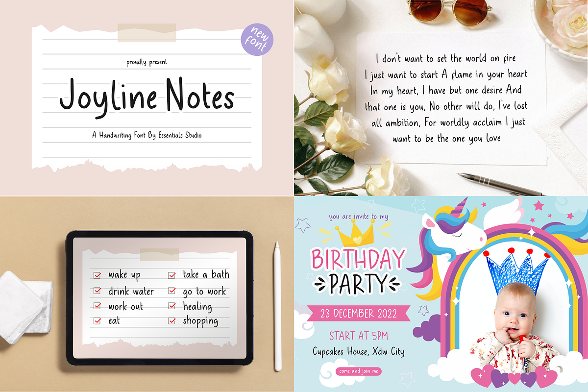Handwriting Font Bundle, a Handwritten Font by Essentials Studio (Photo 10 of 10)