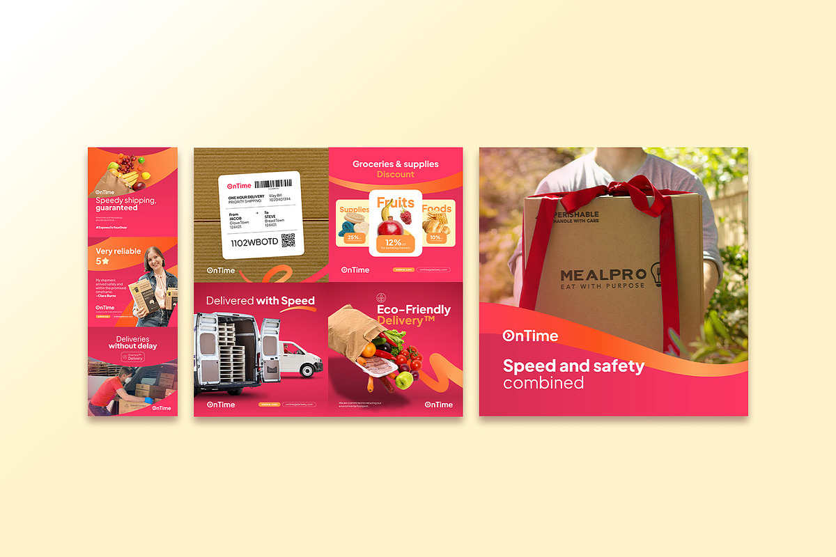 Shipping Delivery Service Instagram, a Social Media Template by Louds Studio (Photo 3 of 5)