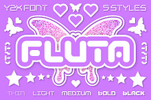 Y2K Variable Font: Fluta
