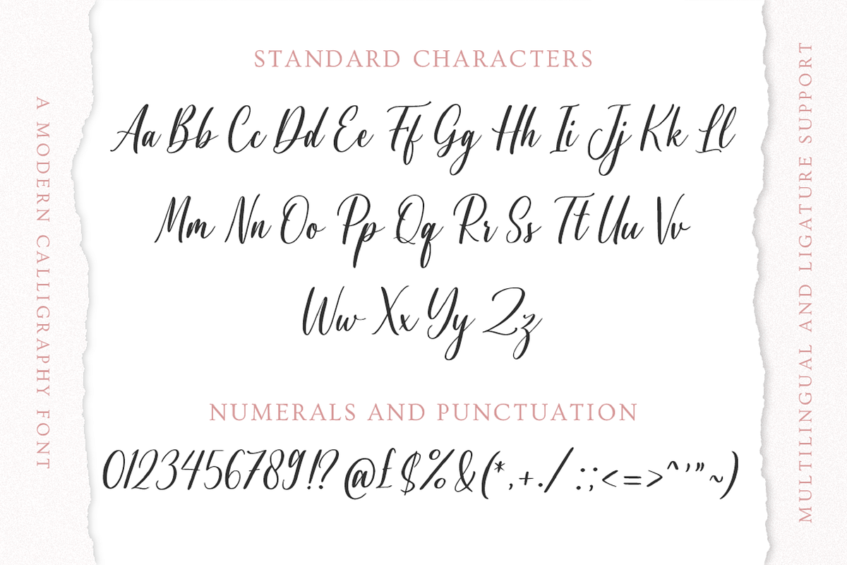 Agnetta - Calligraphy Font preview 2