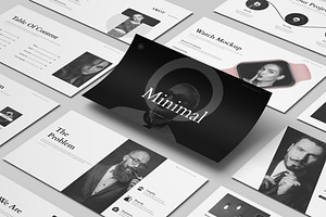 Minimal Business Presentation PPT, a Presentation Template by Mighty-Slide