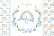Horse Racing Blue Kentucky Derby, an Illustration by LABFcreations (Thumbnail 1 of 6)
