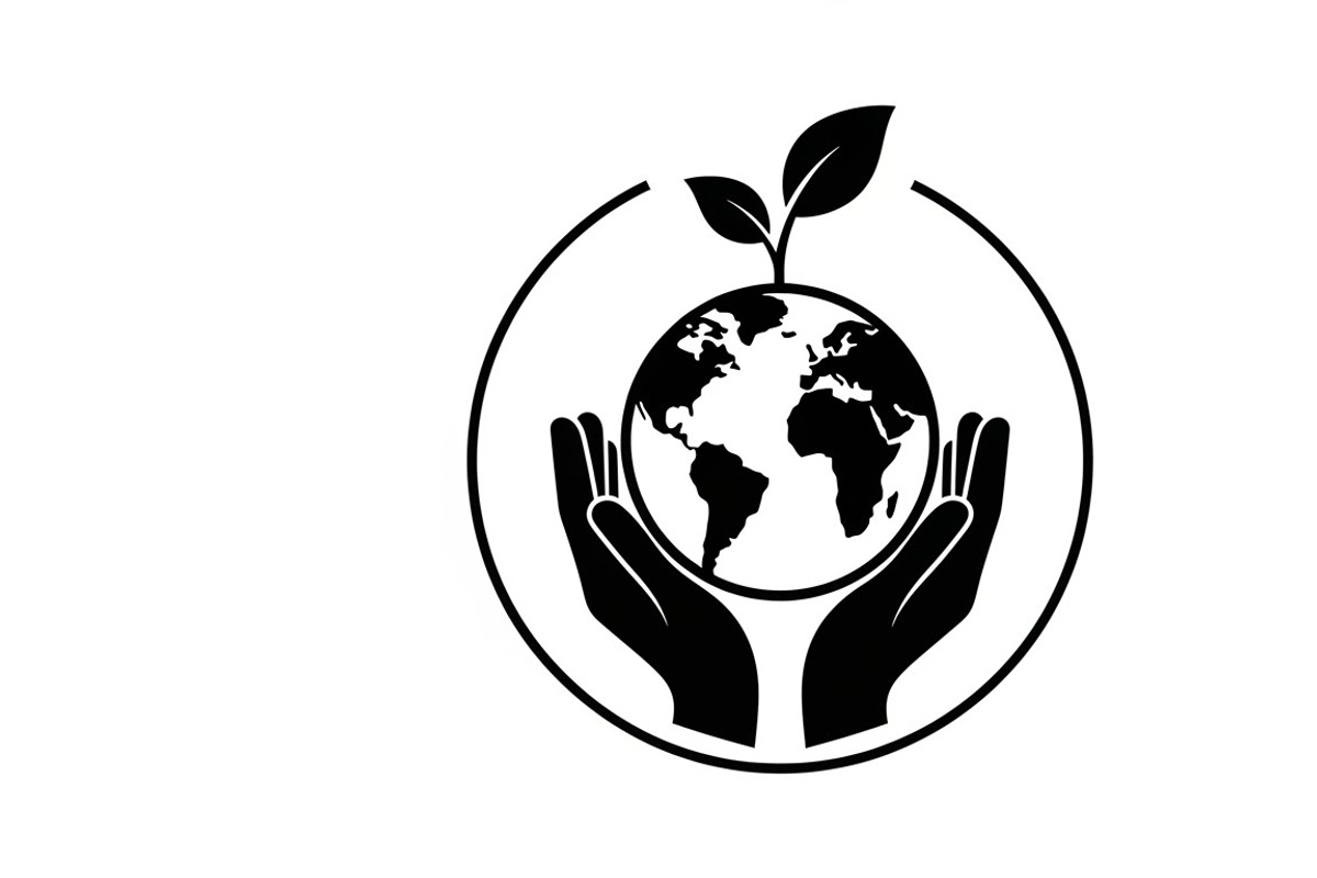 earth care symbol silhouettes, an Illustration by Amazin_art (Photo 19 of 31)