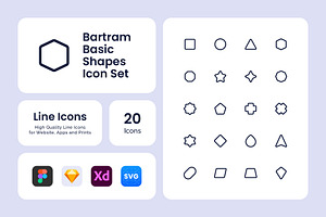 Bartram - Basic Shapes Icon Set