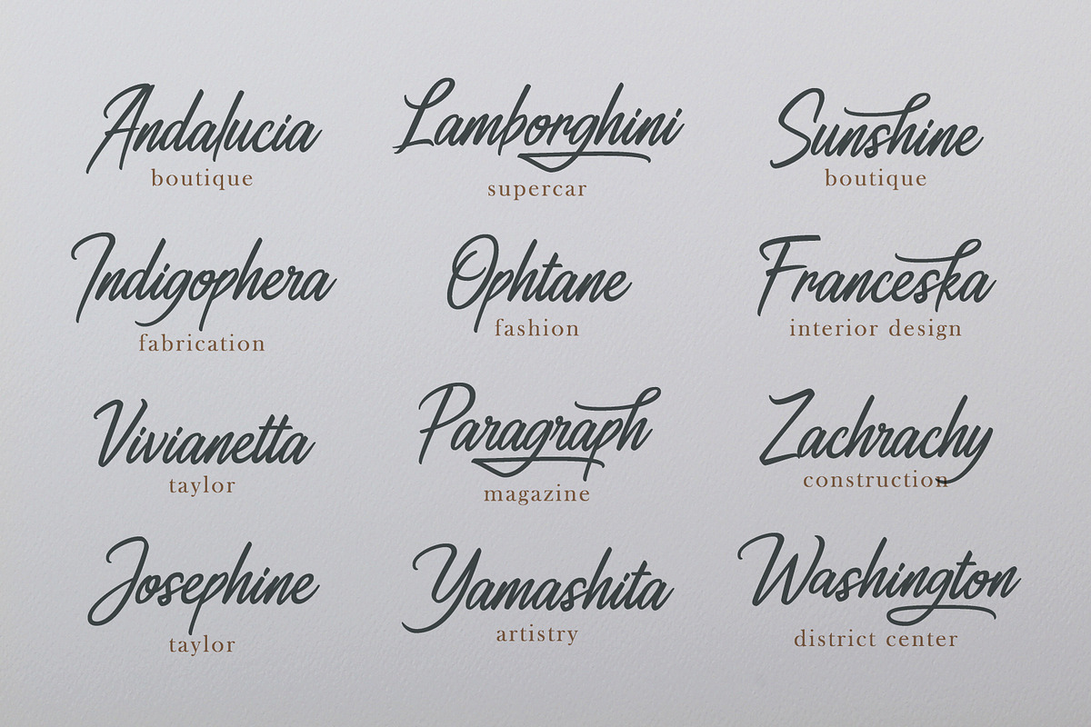 Ahtohalland elegant signature script preview 2
