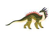 Dinosaurs set, seamless dino pattern, an Animal Illustration by PaperTrident (Thumbnail 12 of 21)