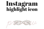 Instagram Story Highlight Sunglasses, a Social Media Template by Masters of Instagram (Thumbnail 1 of 5)